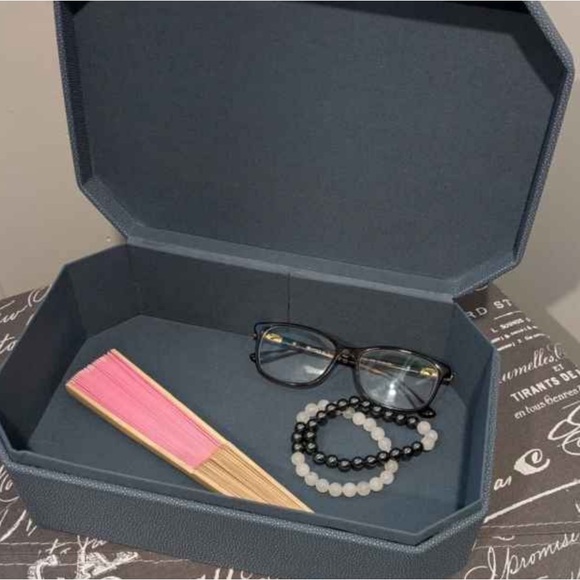 🆕 Large Shagreen Blue Box - Picture 5 of 9